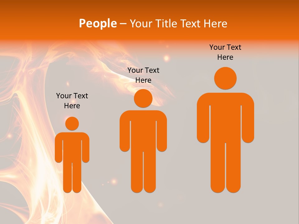 Heat Magic Rage PowerPoint Template
