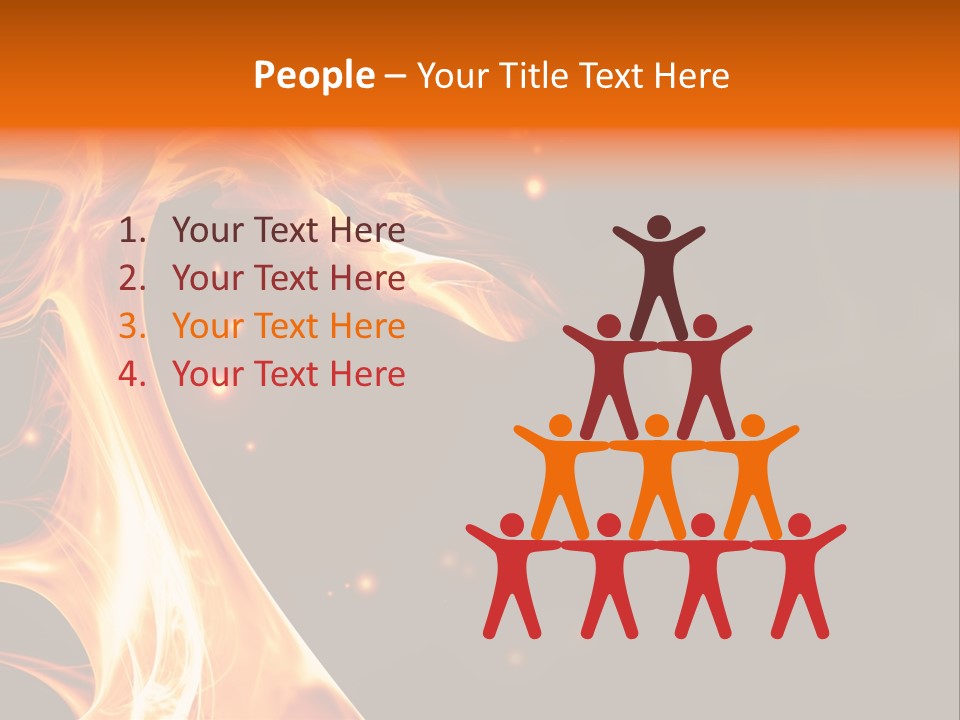 Heat Magic Rage PowerPoint Template