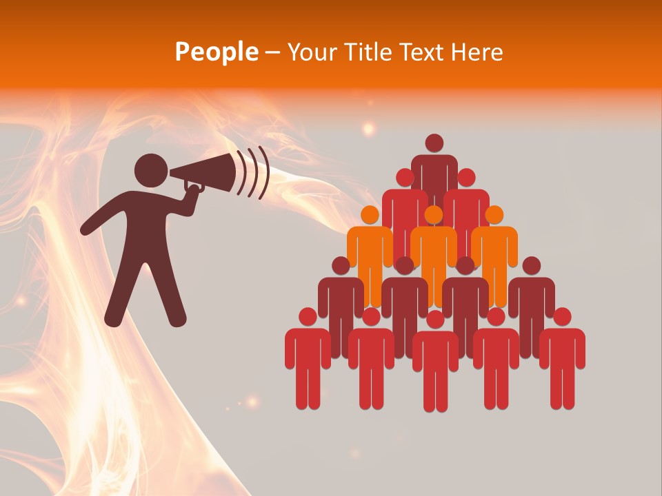 Heat Magic Rage PowerPoint Template