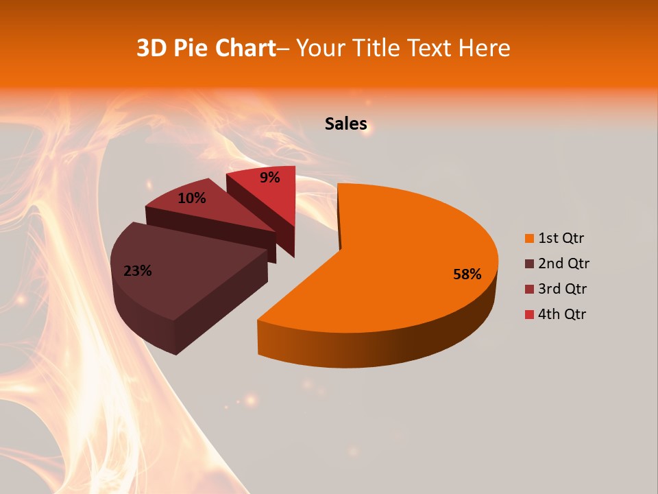 Heat Magic Rage PowerPoint Template
