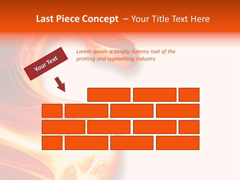 Nobody Reptile Destruction PowerPoint Template