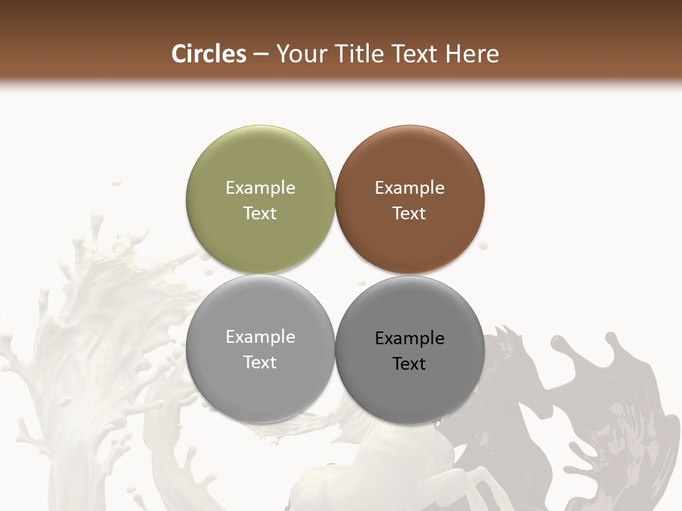 Cocoa White Cream PowerPoint Template