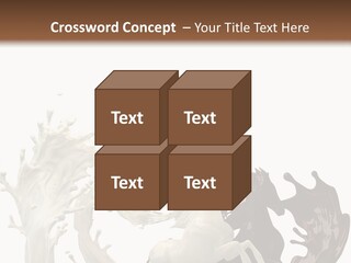 Cocoa White Cream PowerPoint Template