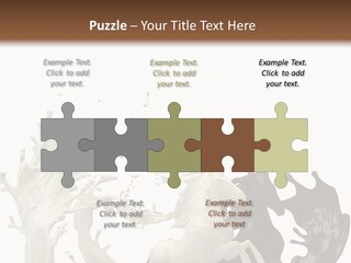 Cocoa White Cream PowerPoint Template