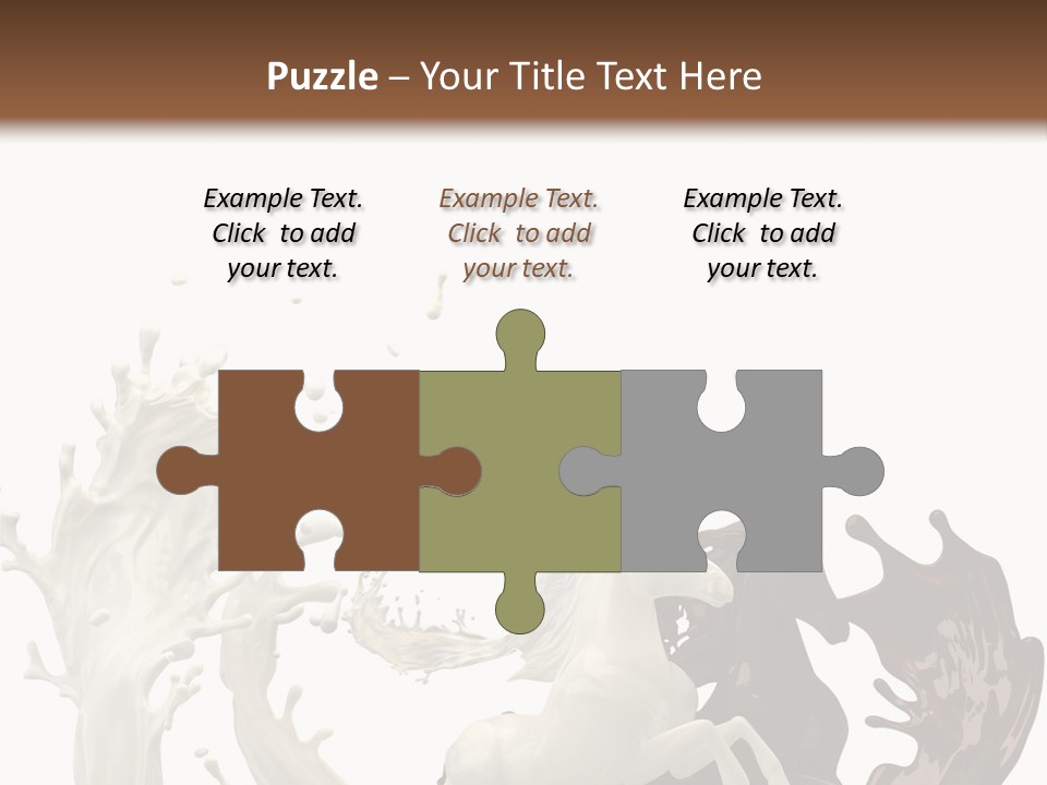 Cocoa White Cream PowerPoint Template