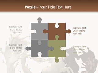 Cocoa White Cream PowerPoint Template