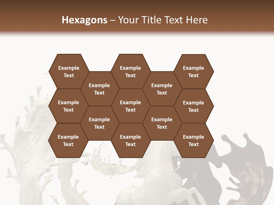 Cocoa White Cream PowerPoint Template