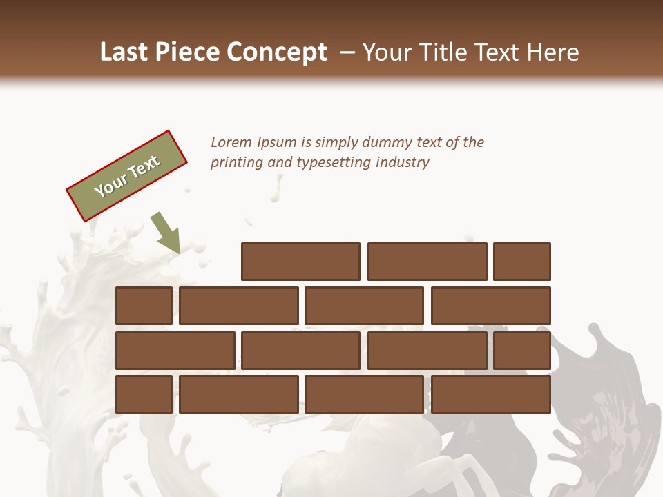 Cocoa White Cream PowerPoint Template
