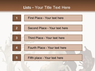 Cocoa White Cream PowerPoint Template