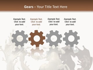 Cocoa White Cream PowerPoint Template