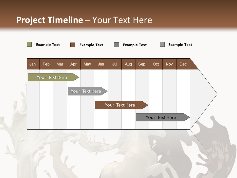 Cocoa White Cream PowerPoint Template