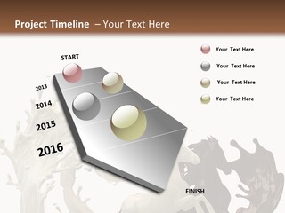 Cocoa White Cream PowerPoint Template