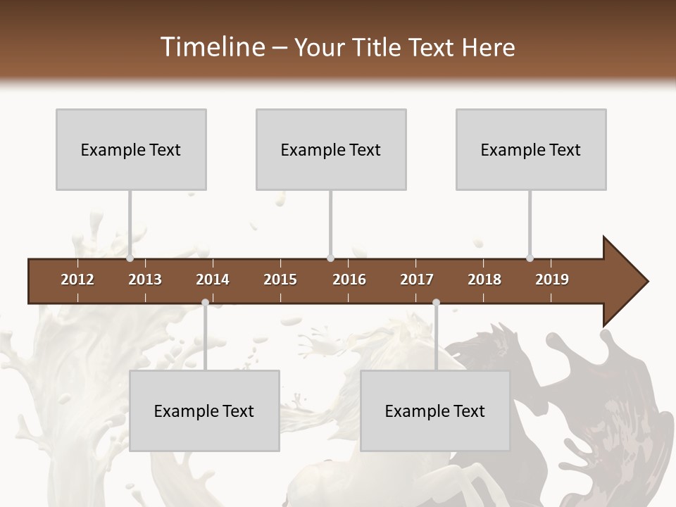 Cocoa White Cream PowerPoint Template