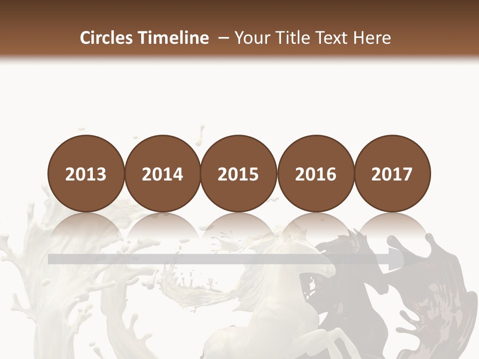 Cocoa White Cream PowerPoint Template