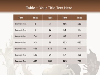 Cocoa White Cream PowerPoint Template