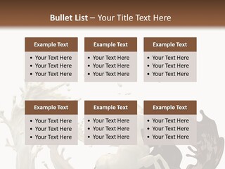 Cocoa White Cream PowerPoint Template