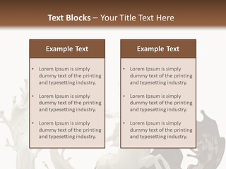 Cocoa White Cream PowerPoint Template
