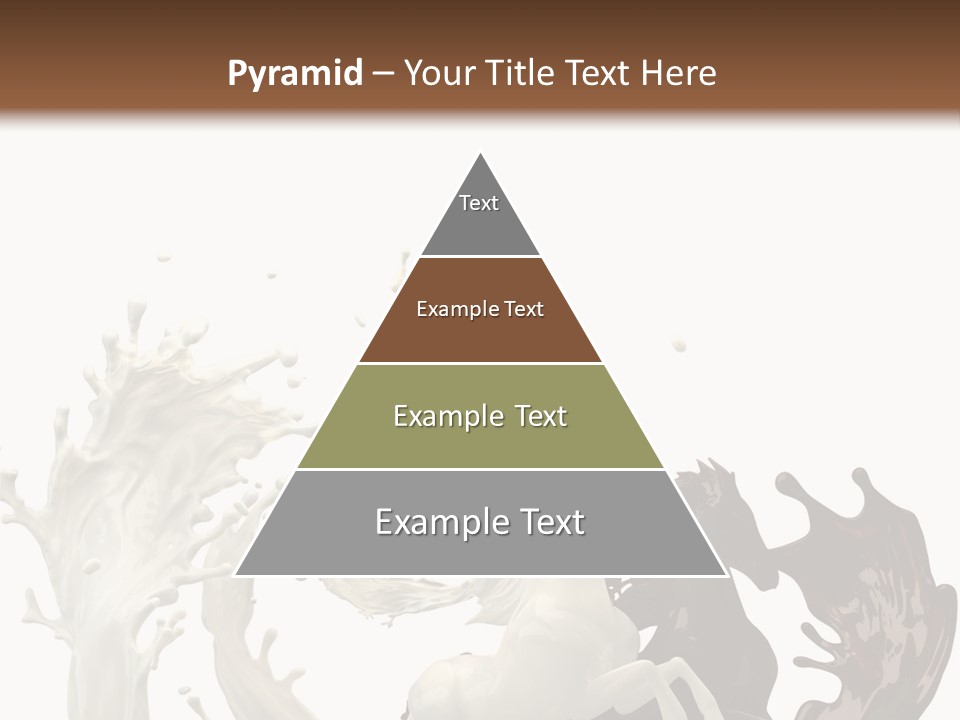 Cocoa White Cream PowerPoint Template