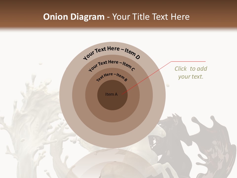Cocoa White Cream PowerPoint Template