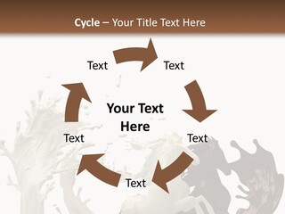 Cocoa White Cream PowerPoint Template