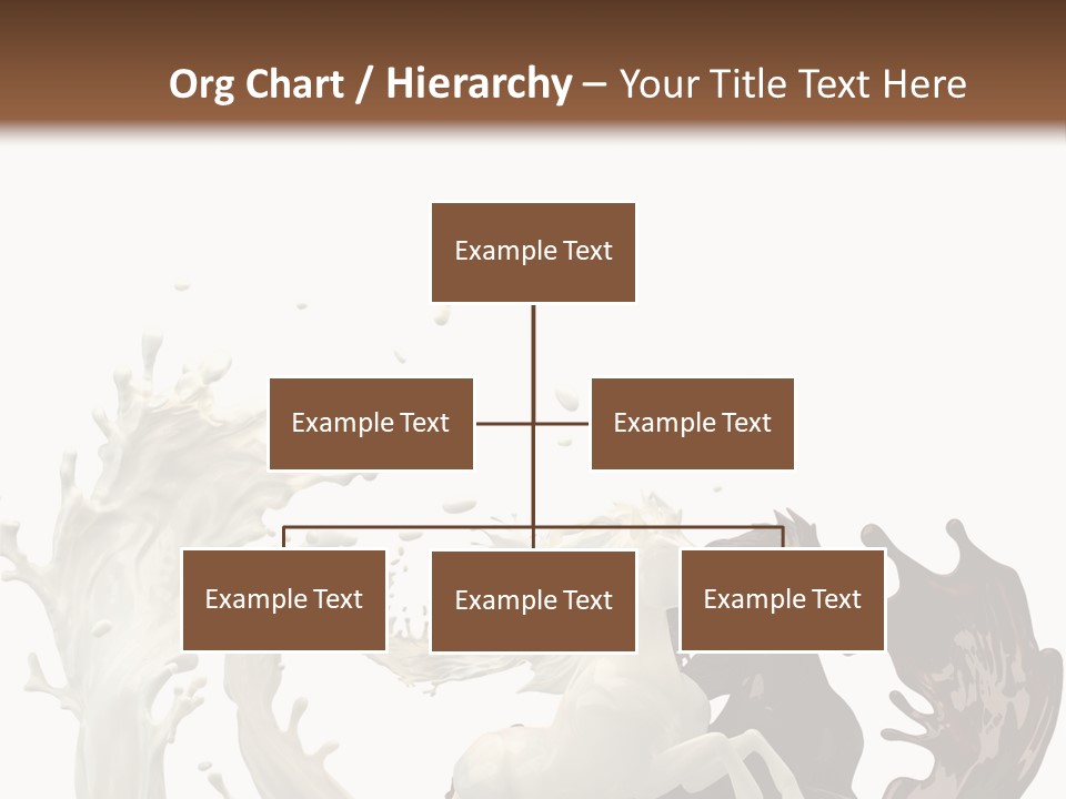 Cocoa White Cream PowerPoint Template
