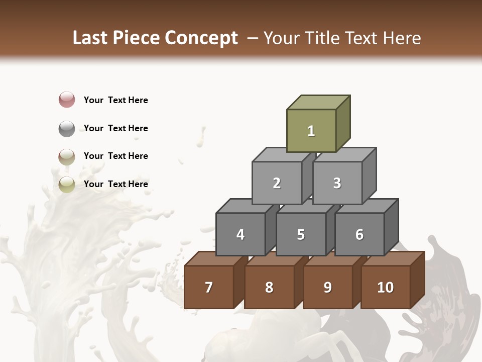Cocoa White Cream PowerPoint Template