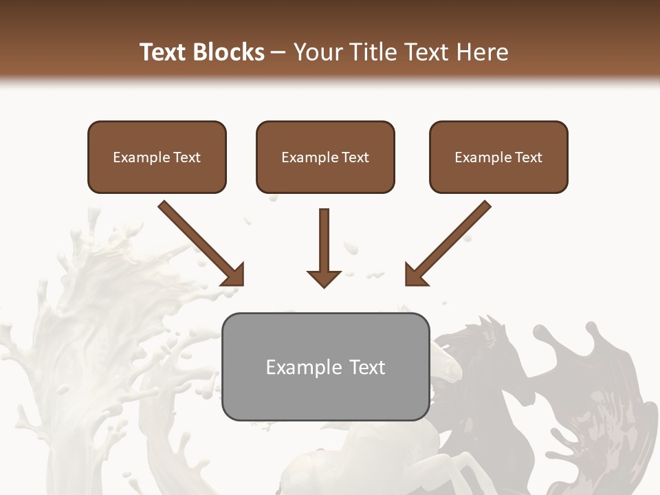 Cocoa White Cream PowerPoint Template