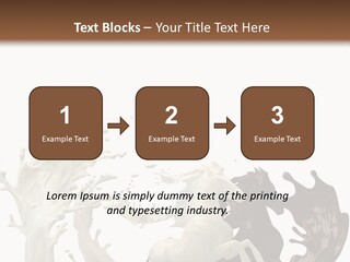 Cocoa White Cream PowerPoint Template