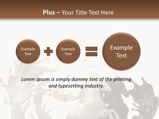 Cocoa White Cream PowerPoint Template