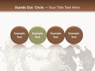Cocoa White Cream PowerPoint Template