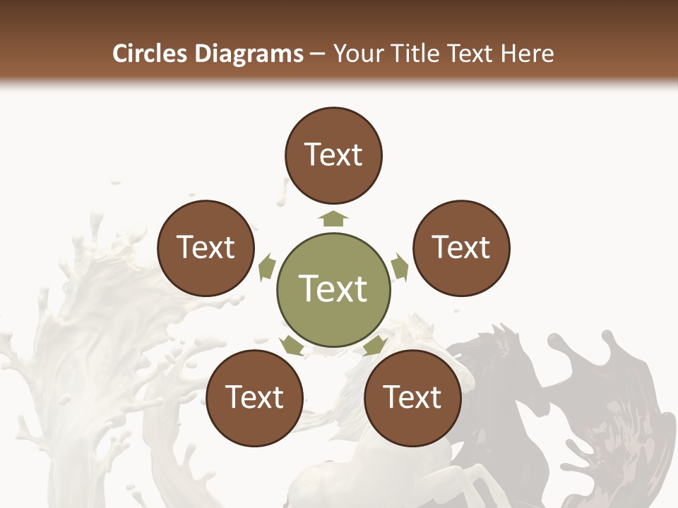 Cocoa White Cream PowerPoint Template