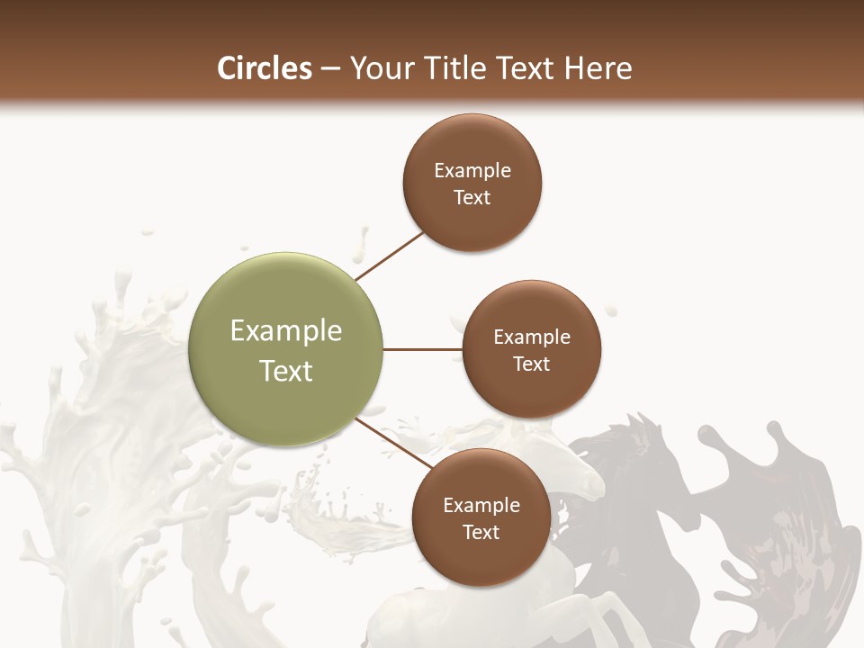 Cocoa White Cream PowerPoint Template