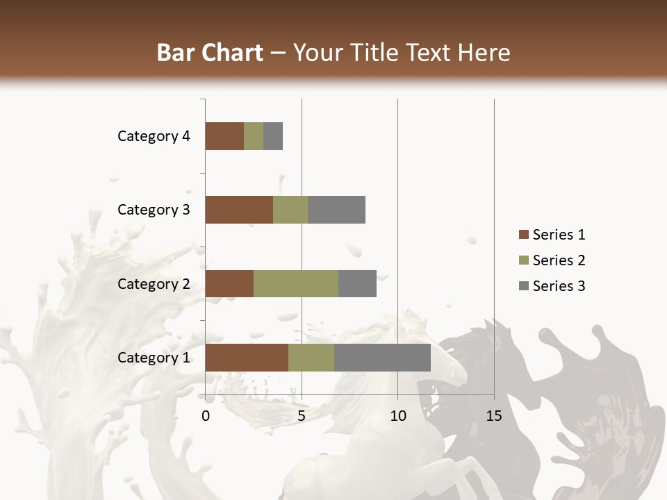 Cocoa White Cream PowerPoint Template