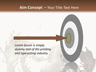 Cocoa White Cream PowerPoint Template