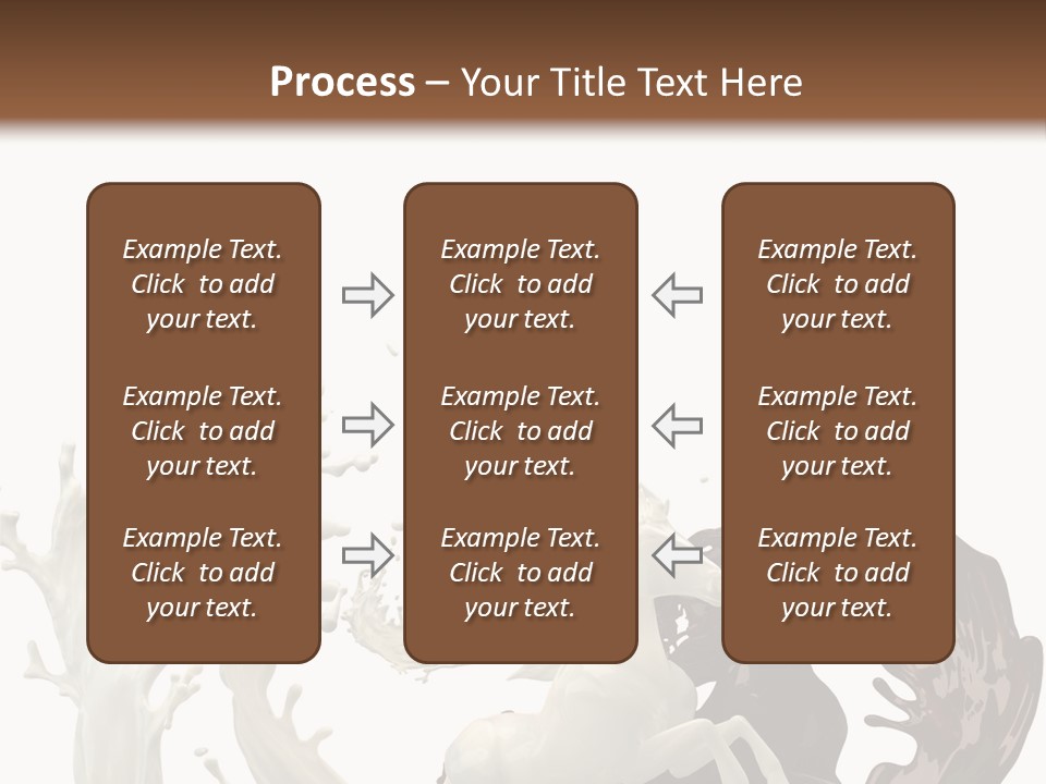 Cocoa White Cream PowerPoint Template