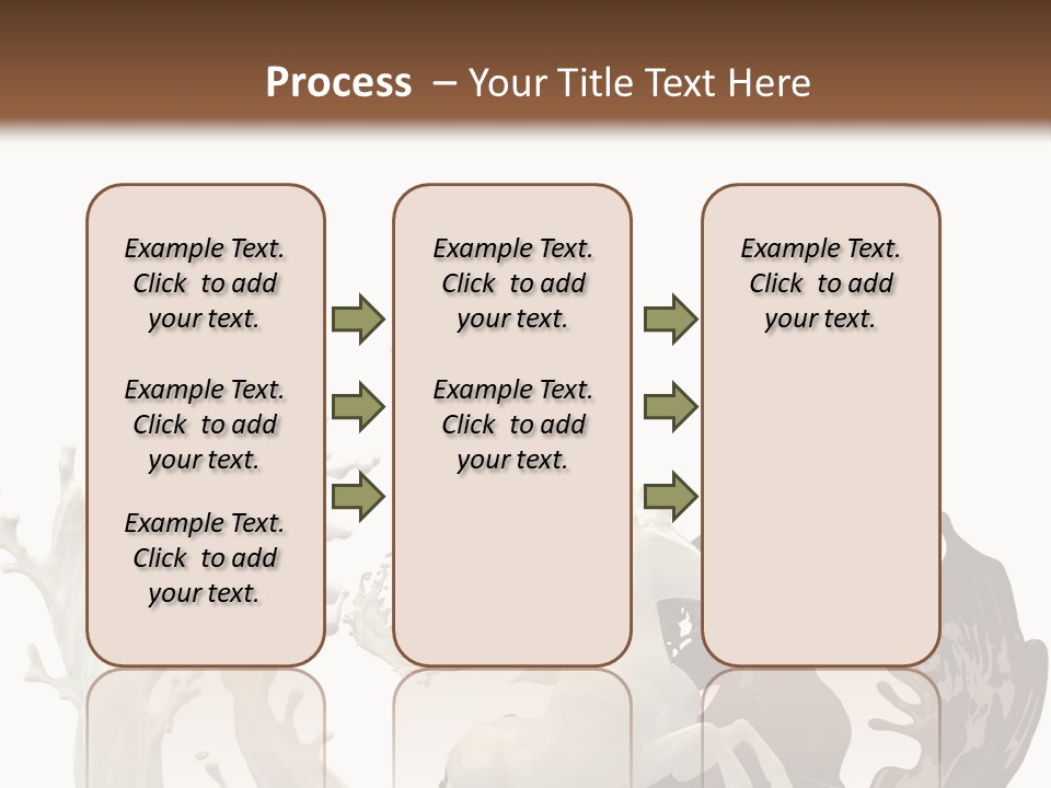 Cocoa White Cream PowerPoint Template