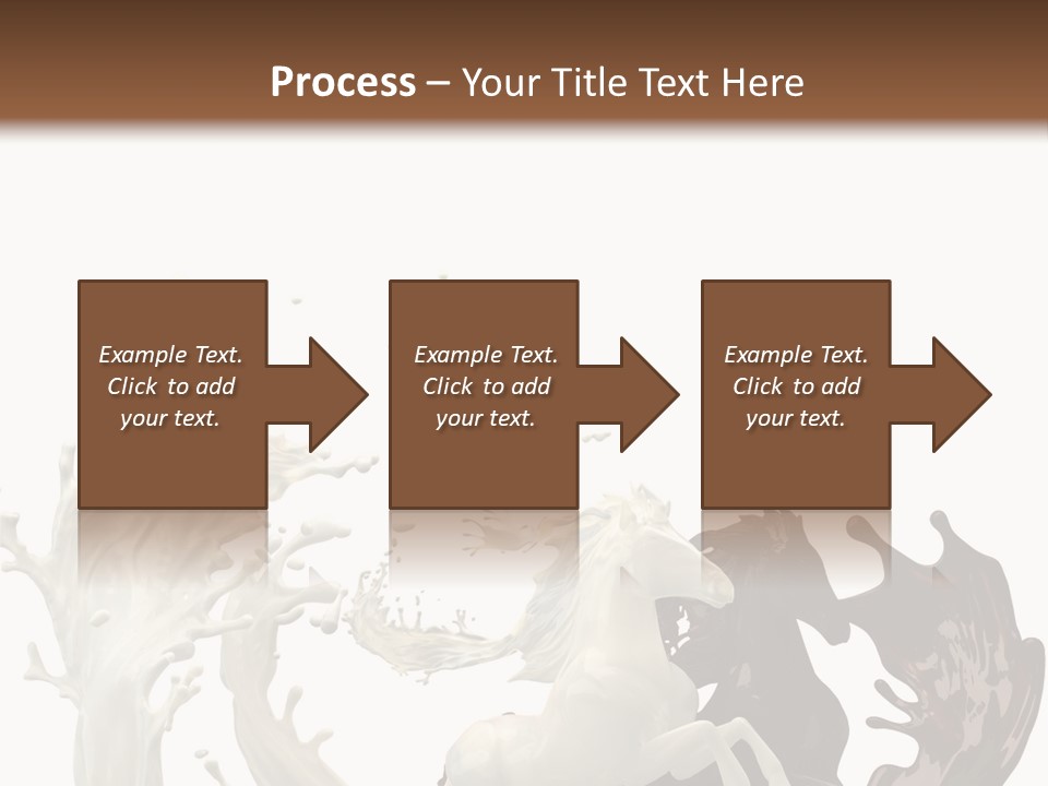 Cocoa White Cream PowerPoint Template