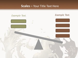 Cocoa White Cream PowerPoint Template