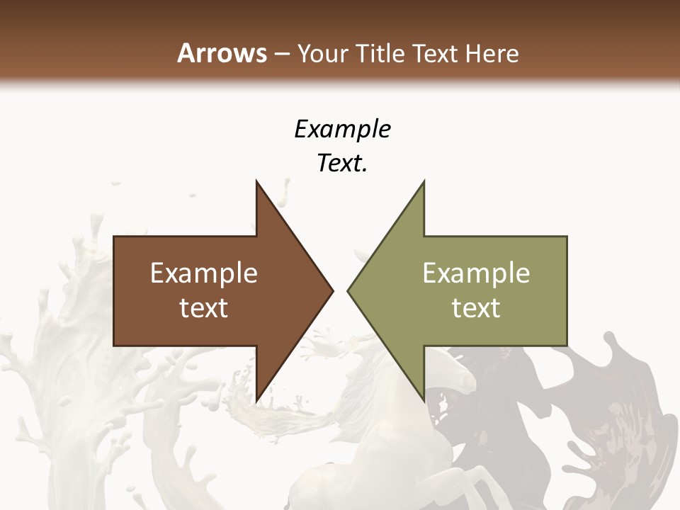Cocoa White Cream PowerPoint Template