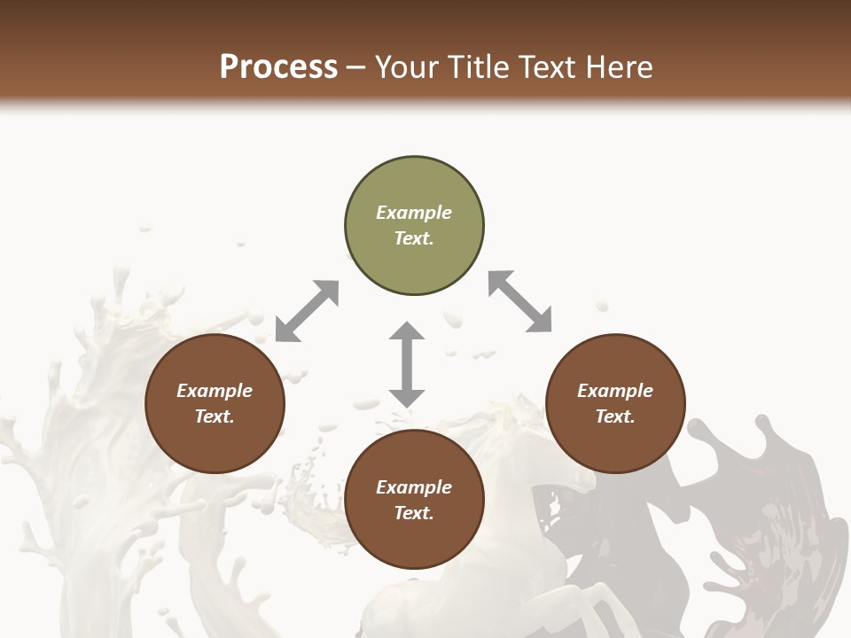 Cocoa White Cream PowerPoint Template