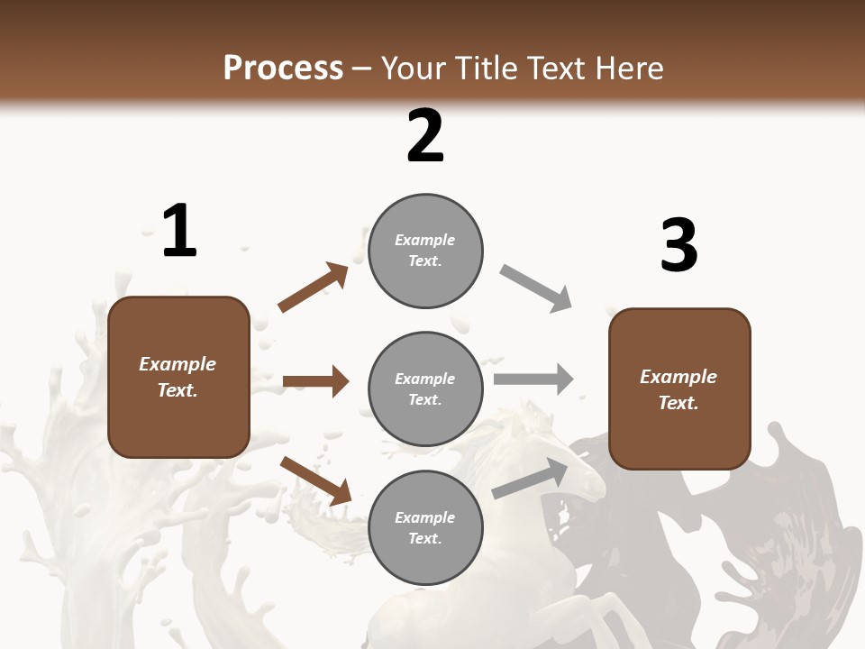 Cocoa White Cream PowerPoint Template