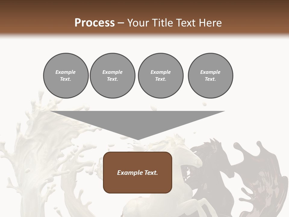 Cocoa White Cream PowerPoint Template