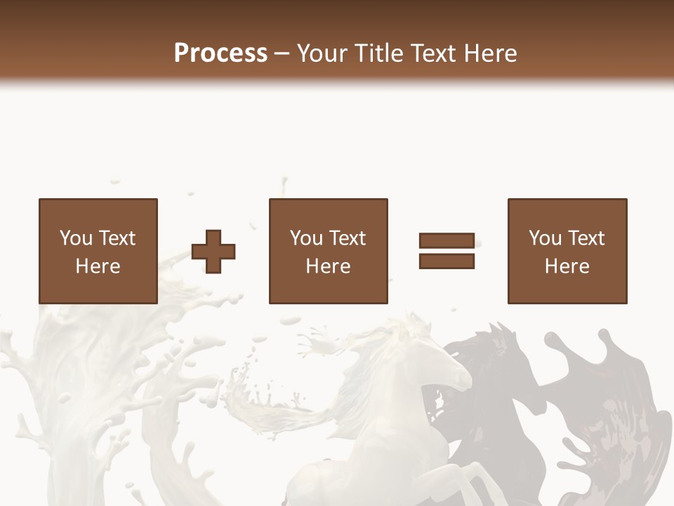 Cocoa White Cream PowerPoint Template