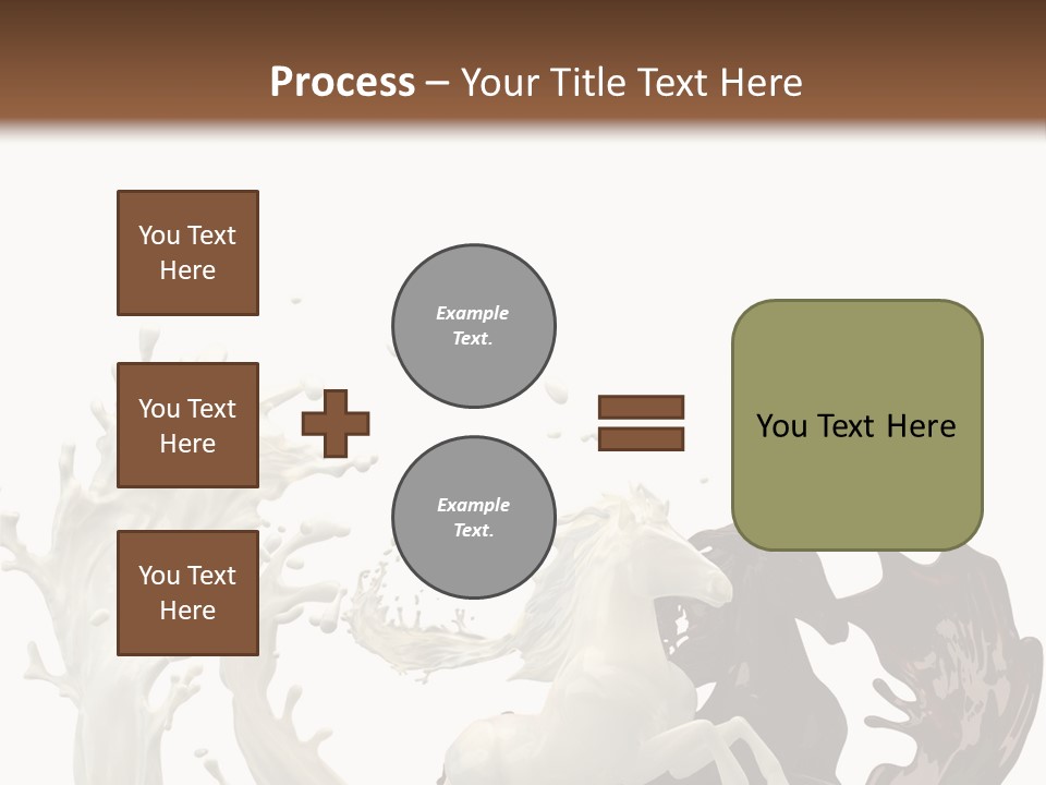 Cocoa White Cream PowerPoint Template