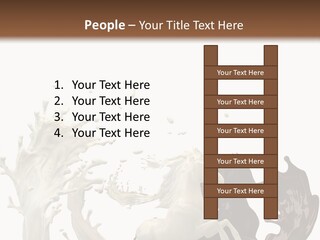 Cocoa White Cream PowerPoint Template