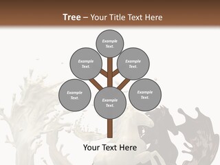 Cocoa White Cream PowerPoint Template