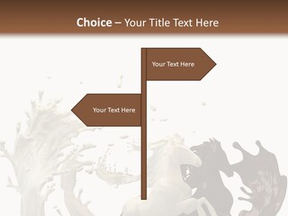 Cocoa White Cream PowerPoint Template