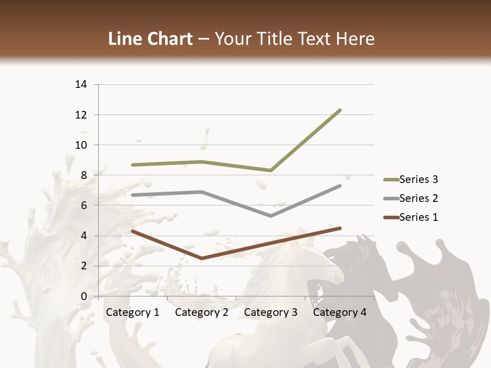 Cocoa White Cream PowerPoint Template