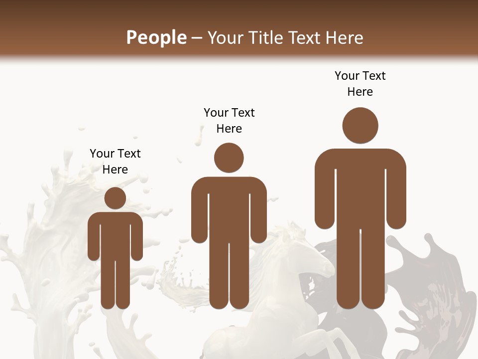 Cocoa White Cream PowerPoint Template