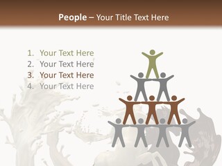 Cocoa White Cream PowerPoint Template